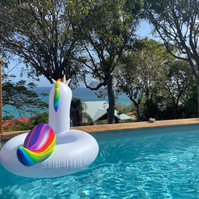 Le Caillou *** Belle Villa, 4 Chambres, Piscine, Vue Mer *** Le Diamant Kültér fotó